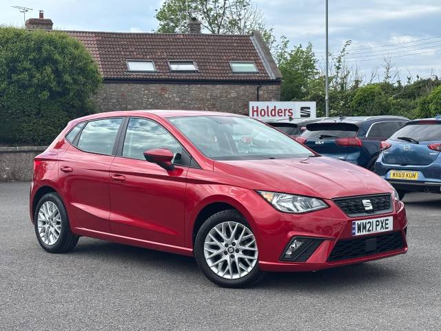 SEAT Ibiza 1.0 TSI 95 SE Technology [EZ] 5dr Hatchback Petrol Desire Red