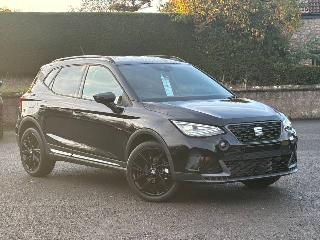 SEAT Arona FR Black Edition 1.0TSI (115PS) DSG Hatchback Petrol Midnight Black