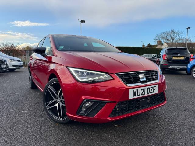 SEAT Ibiza 1.0 TSI 110 FR Sport [EZ] 5dr Hatchback Petrol Red