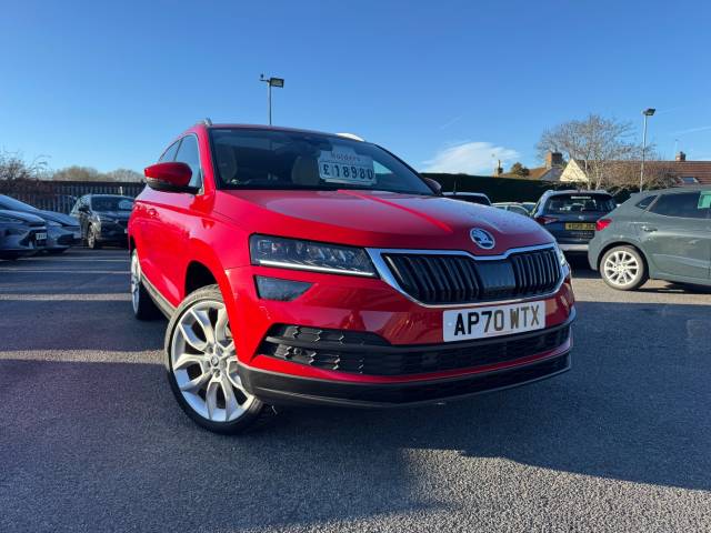 Skoda Karoq 1.5 TSI Edition 5dr DSG Estate Petrol Red
