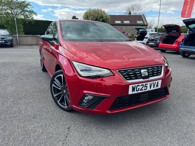 SEAT Ibiza 1.0 TSI 115 Xcellence Lux 5dr DSG Hatchback Petrol Desire Red