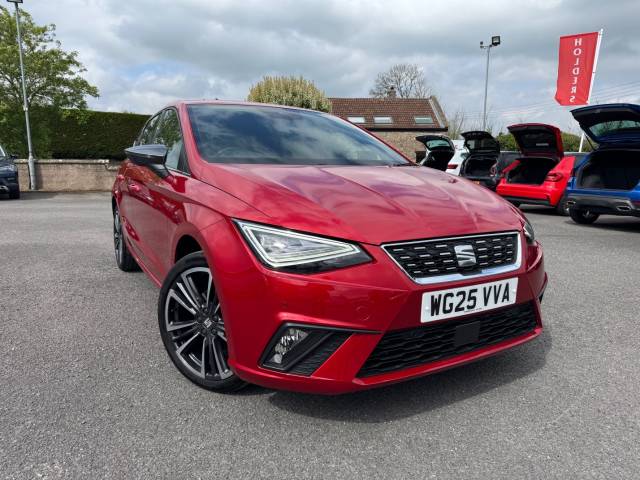 SEAT Ibiza 1.0 TSI 115 Xcellence Lux 5dr DSG Hatchback Petrol Red