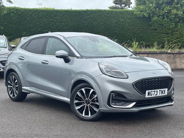 Ford Puma 1.0 EcoBoost Hybr mHEV 155 ST-Line Vignale 5dr DCT Hatchback Petrol Silver