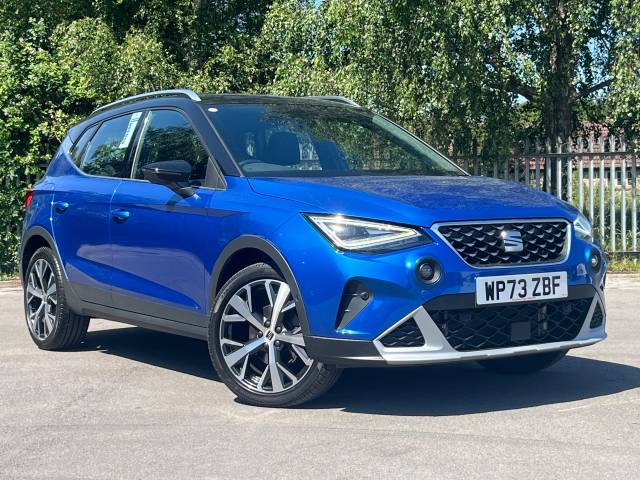SEAT Arona 1.0 TSI 110 XPERIENCE Lux 5dr DSG Hatchback Petrol Sapphire Blue