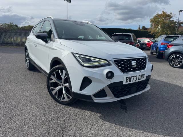 SEAT Arona 1.0 TSI 110 XPERIENCE Lux 5dr DSG Hatchback Petrol Nevada White